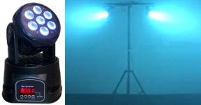 7x12W RGBW 4in1 LED Moving Head Color Wash Light