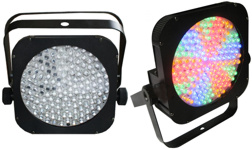 RGBW / RGBA 144 LED Slim Puck Par 64 Can Light