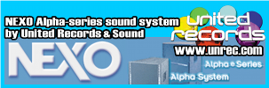 United Records & Sound Nexo Alpha-series Sound System Logo