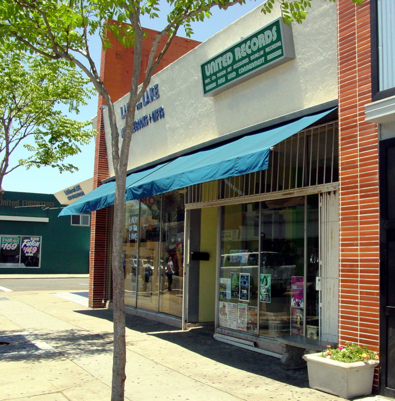 United Records & Sound on University Avenue in North Park San Diego, California